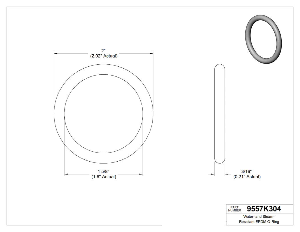 Technical drawing - 9557K304